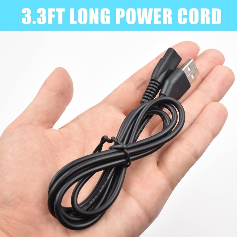 BOEEA Charger Compatible with Limural Hair Clippers for Men,Hair Clippers Charger Cord Replacement fits Limural Hair Clipper, Power Cord Supply Adapter - Image 3